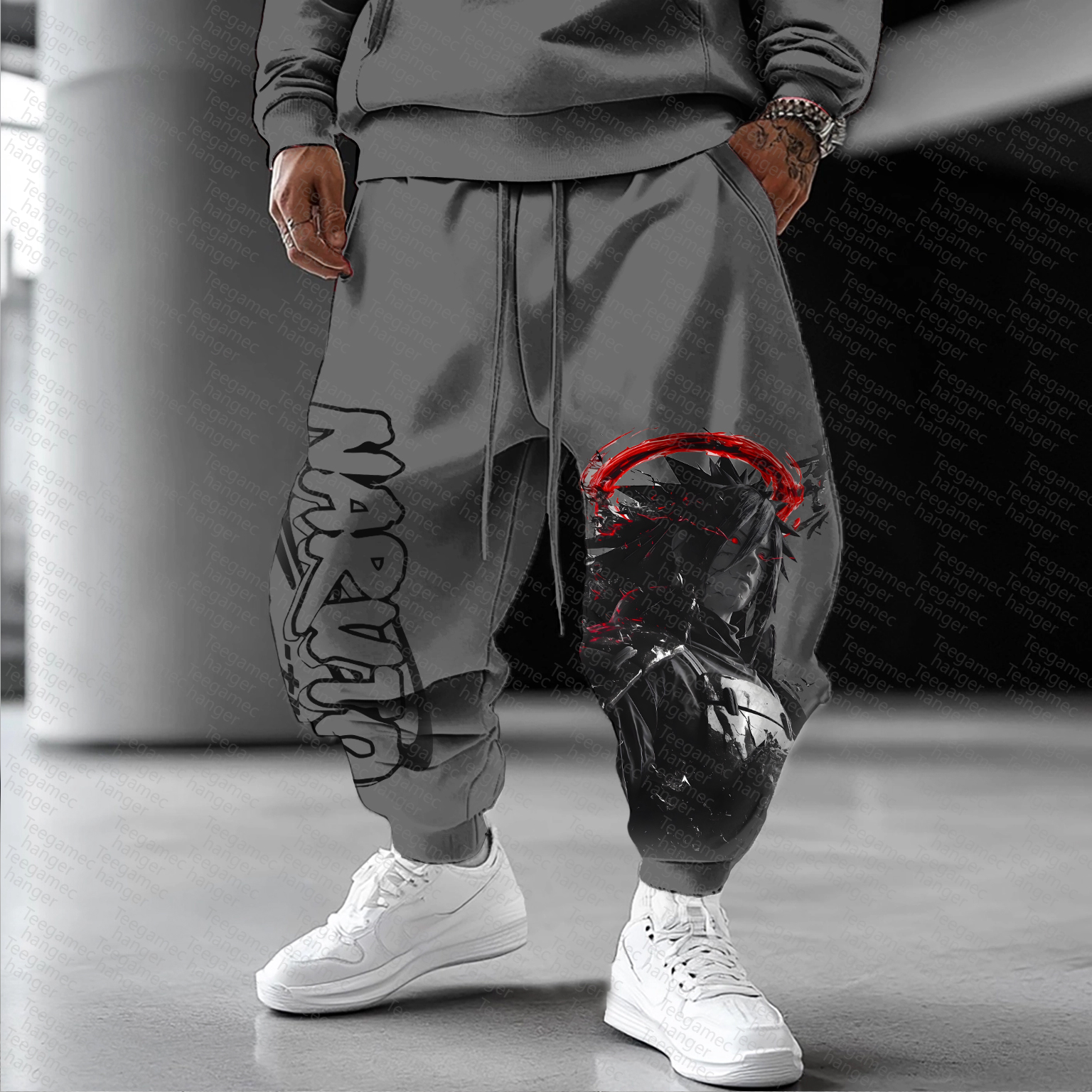 Unisex Casual Anime Streetwear Pants