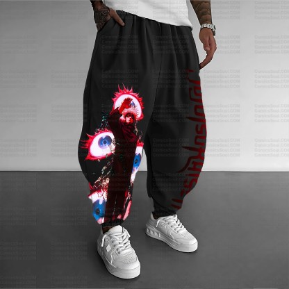 Unisex Anime Inspired Vintage Plush Pants