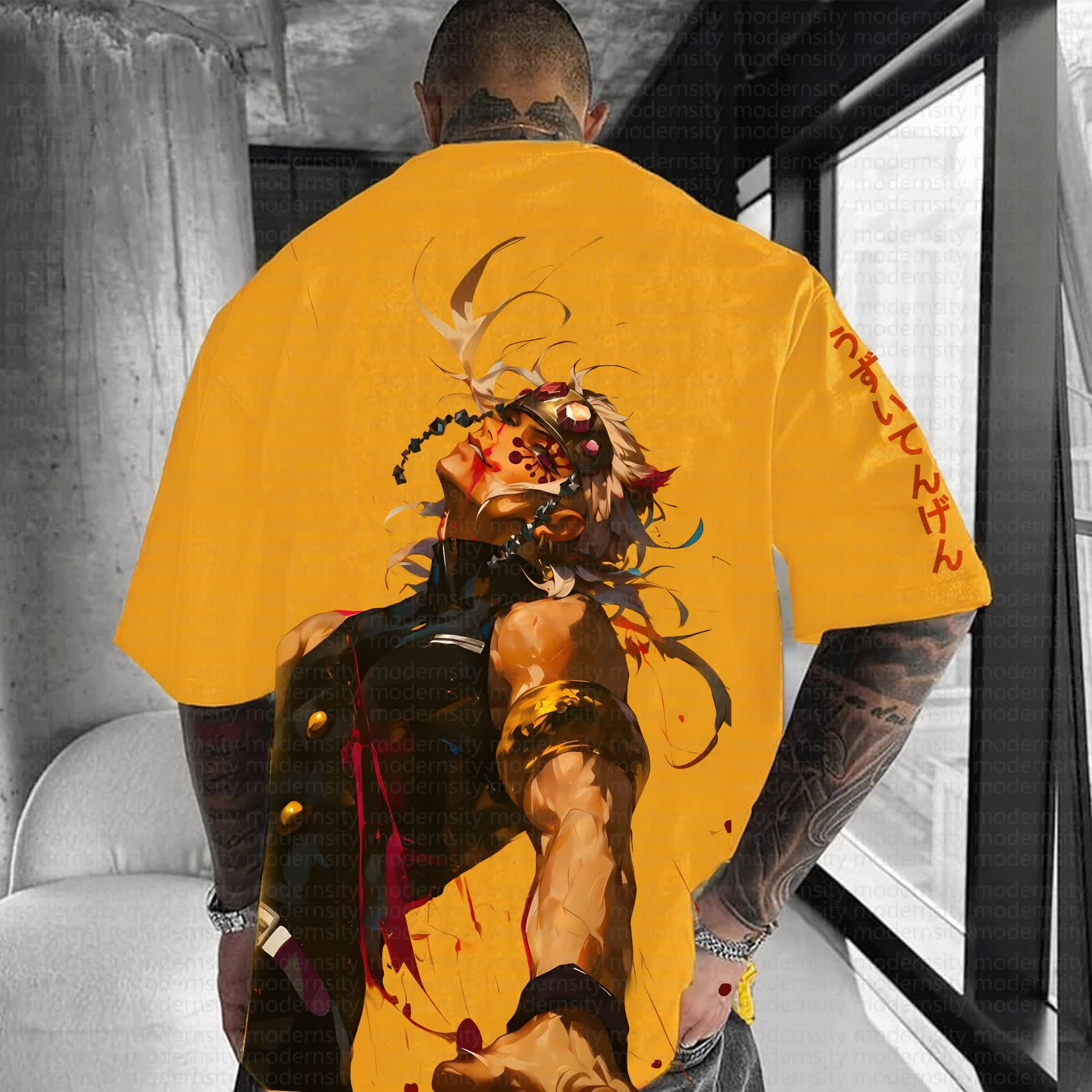 Unisex Anime Inspired Vintage T-Shirt丨Demon Slayer