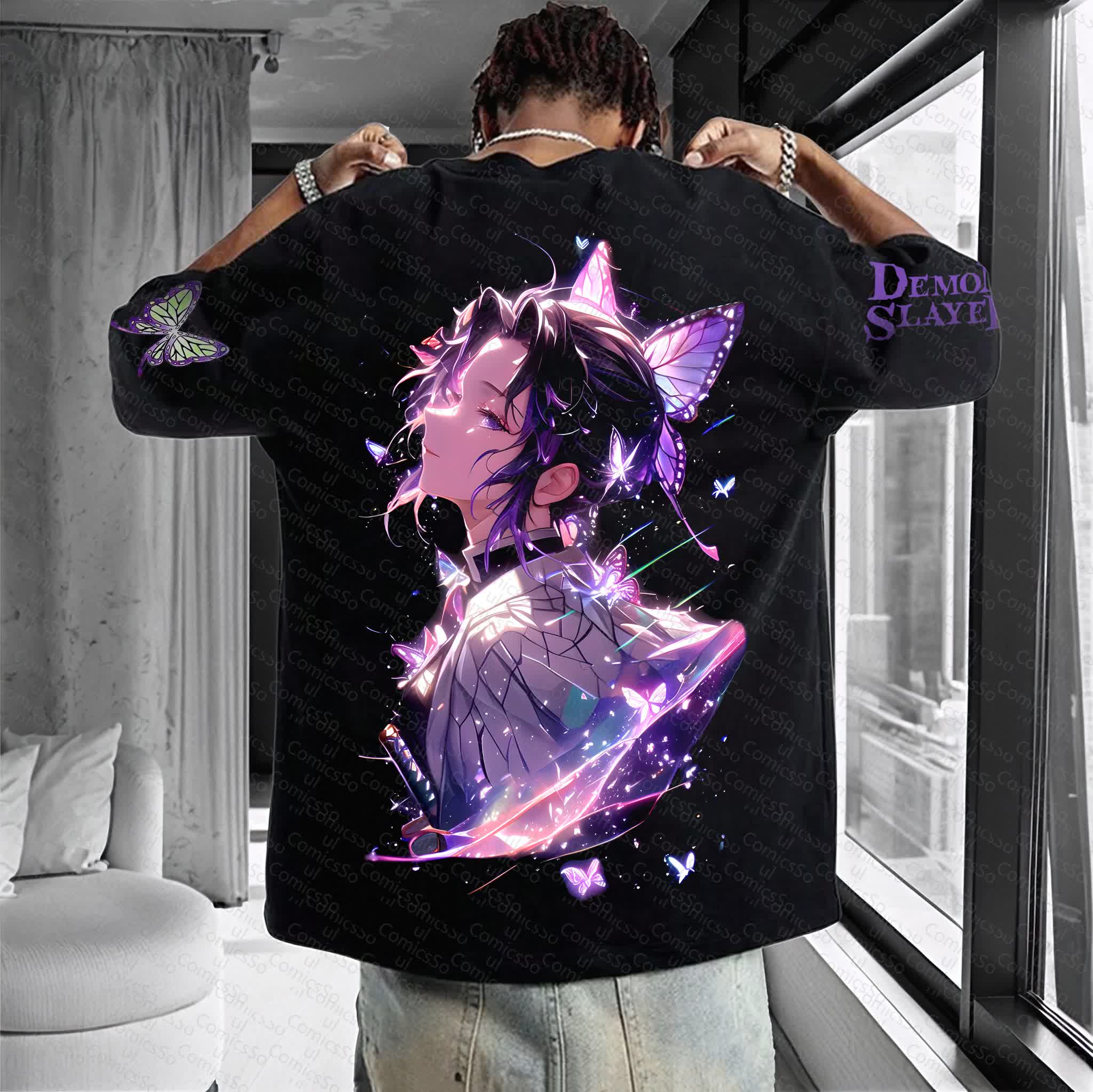 Unisex  "Demon Slayer" Anime Inspired Vintage T-Shirt