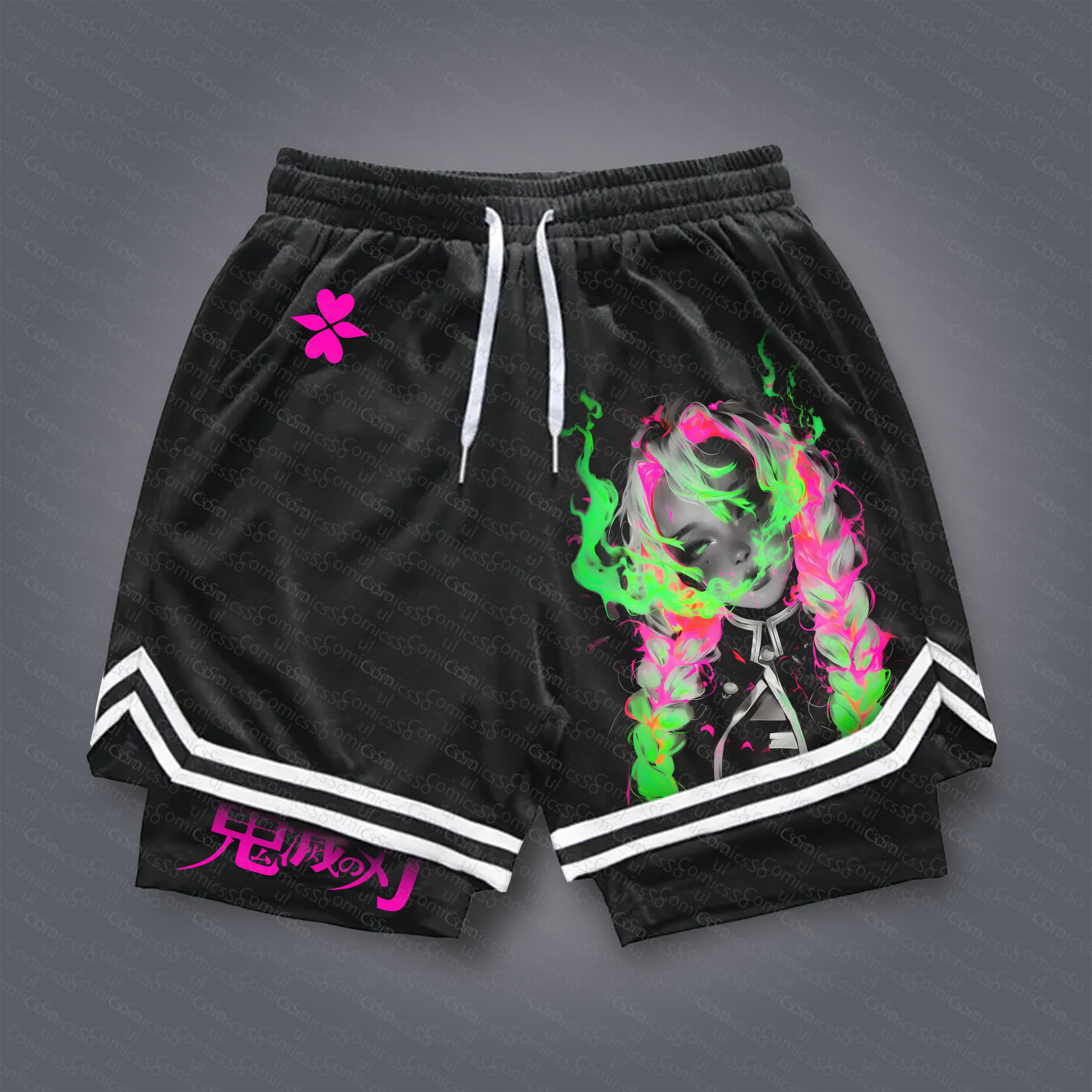 Unisex  “Demon Slayer” Casual Anime Streetwear Shorts
