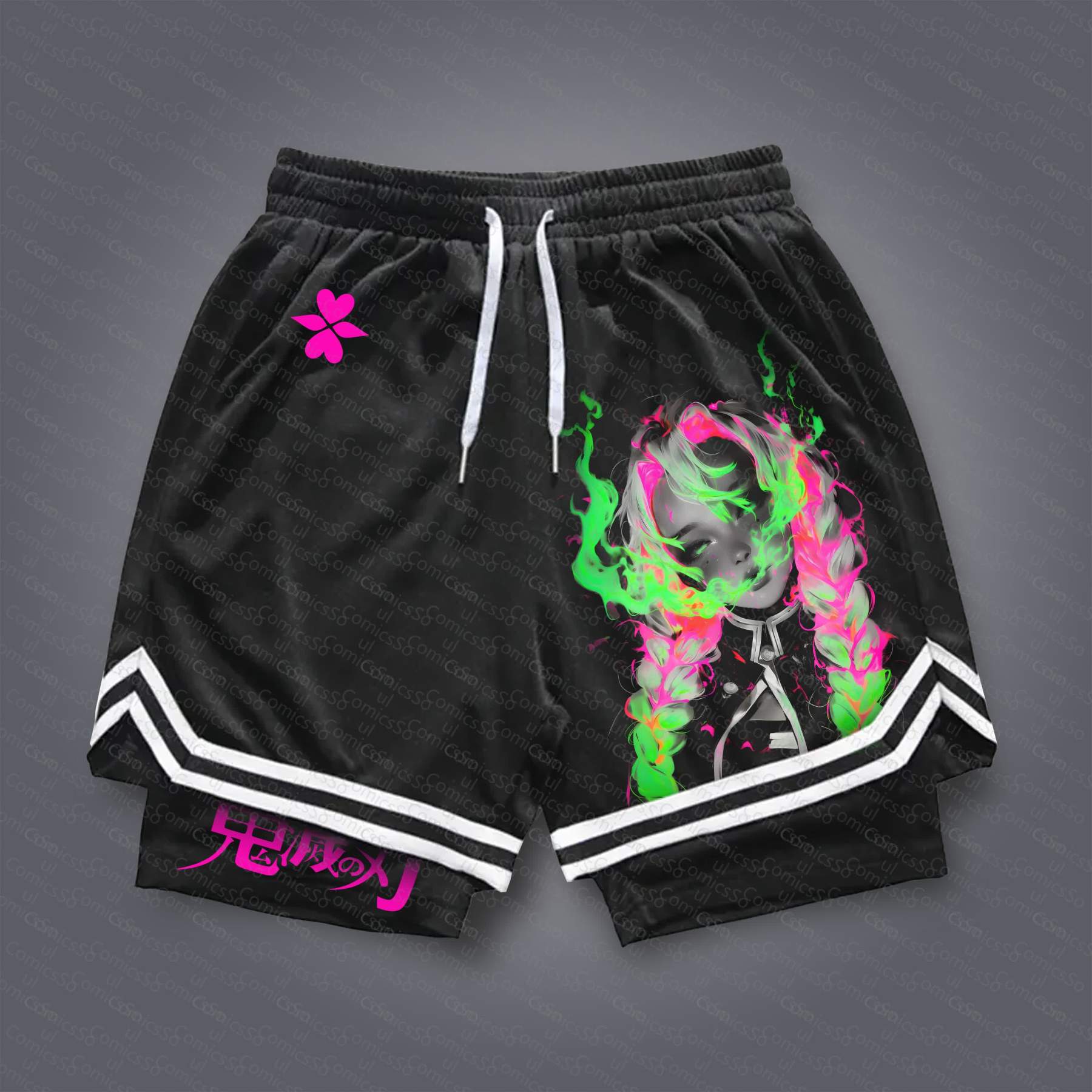 Unisex Casual Anime Streetwear Shorts