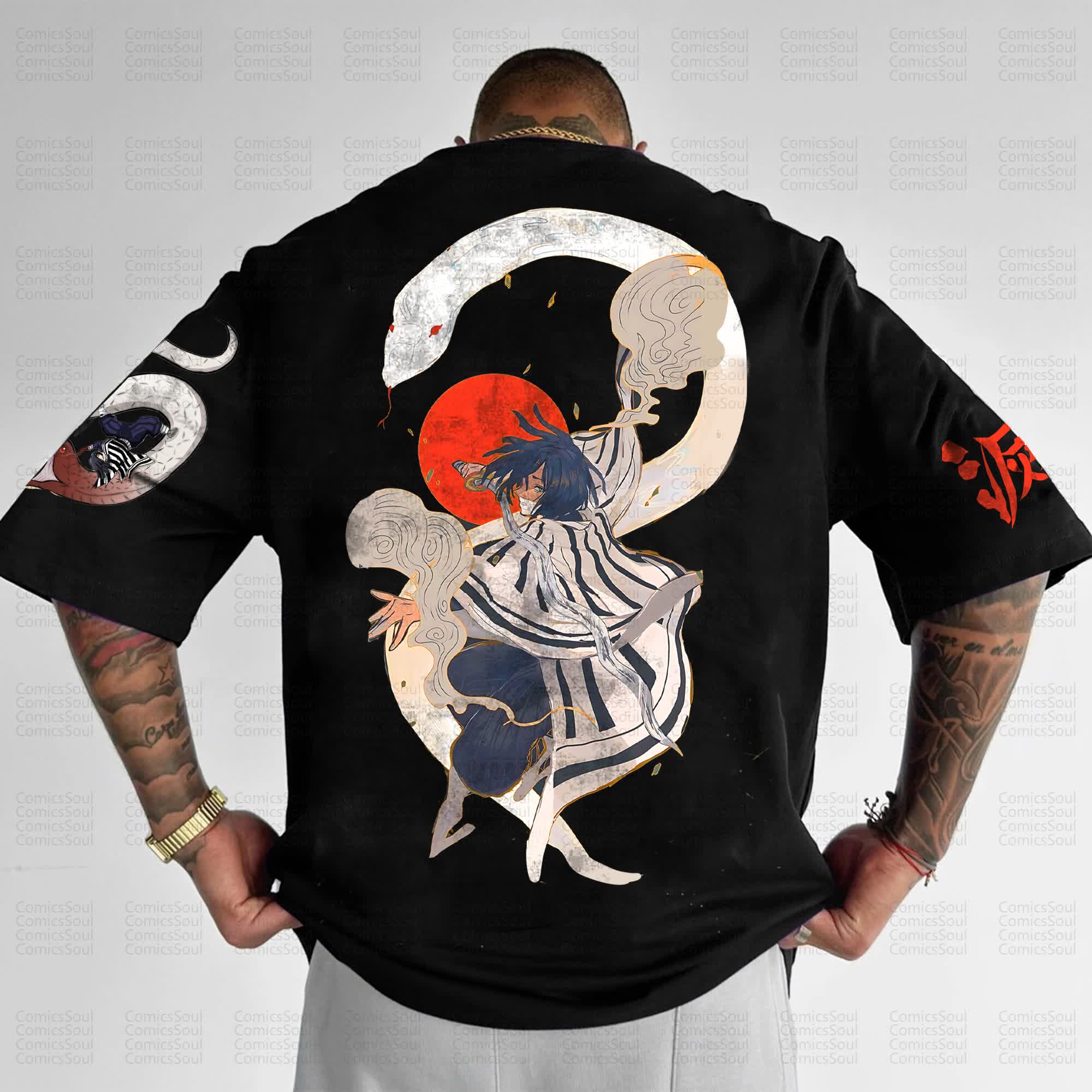 Unisex Anime Inspired Vintage T-Shirt丨Demon Slayer