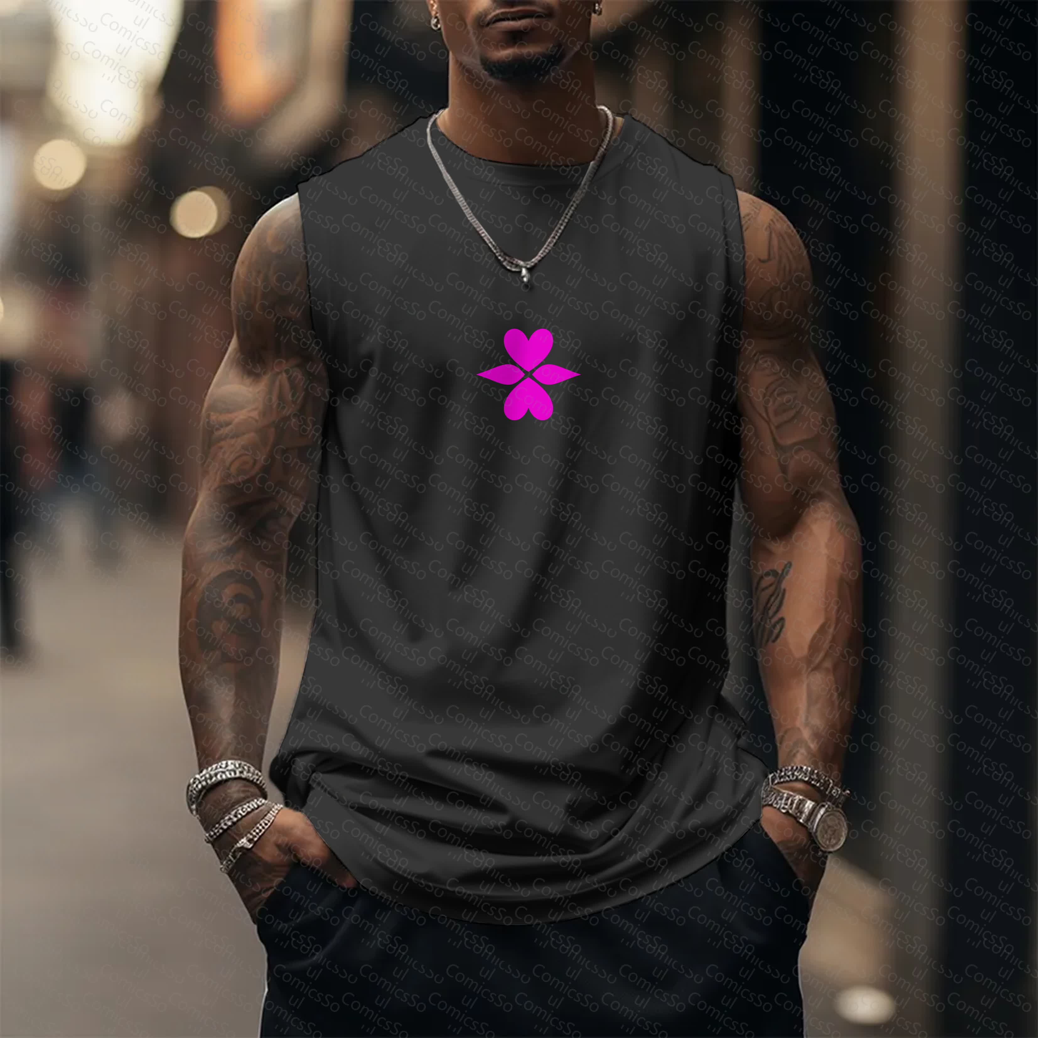 Unisex  “ Demon Slayer” Casual Anime  Tank Top