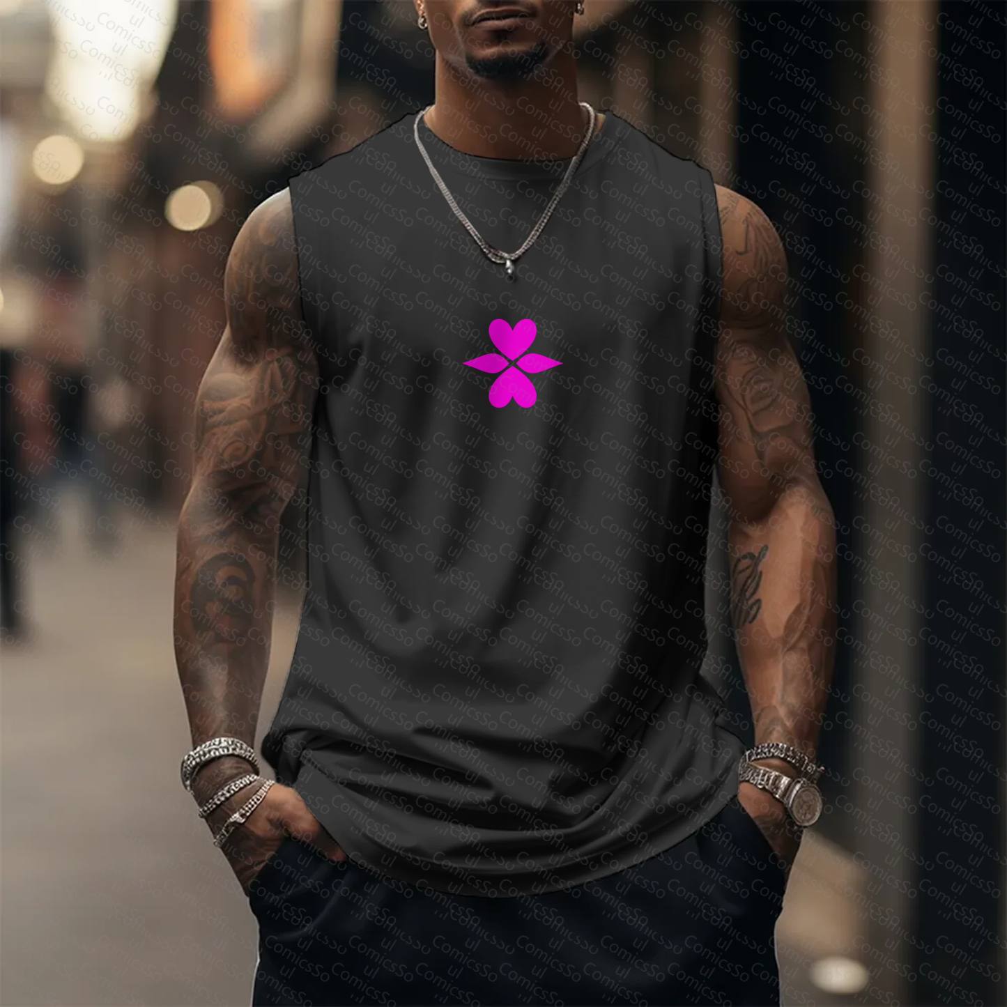 Unisex  “ Demon Slayer” Casual Anime  Tank Top