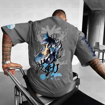 Unisex Anime Inspired Vintage T-Shirt丨Pokémon