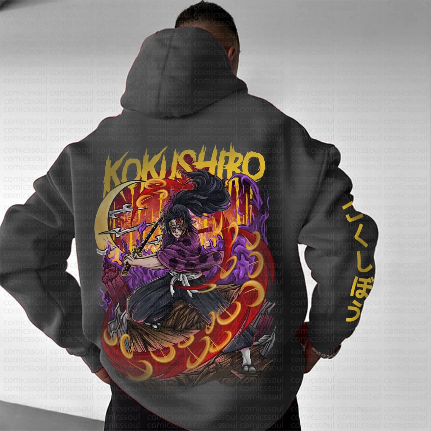 Unisex Anime Graphic Streetwear Vintage Hoodie丨Demon Slayer X Pokémon