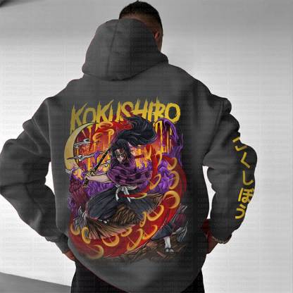 Unisex Anime Graphic Streetwear Vintage Hoodie丨Demon Slayer
