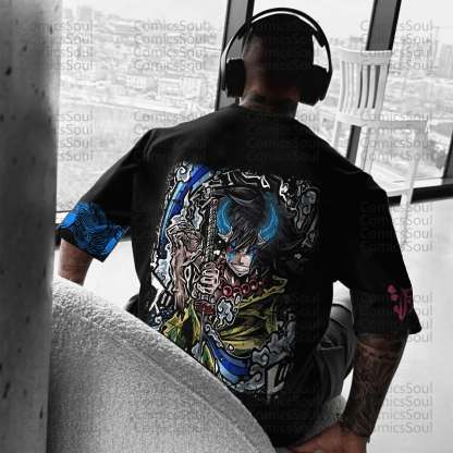 Unisex Anime Inspired Vintage T-Shirt丨Demon Slayer