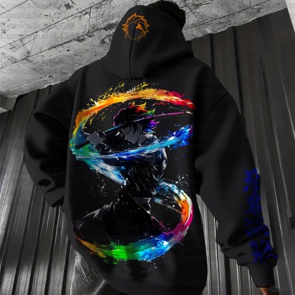 Unisex Anime Graphic Streetwear Vintage Hoodie| KNY