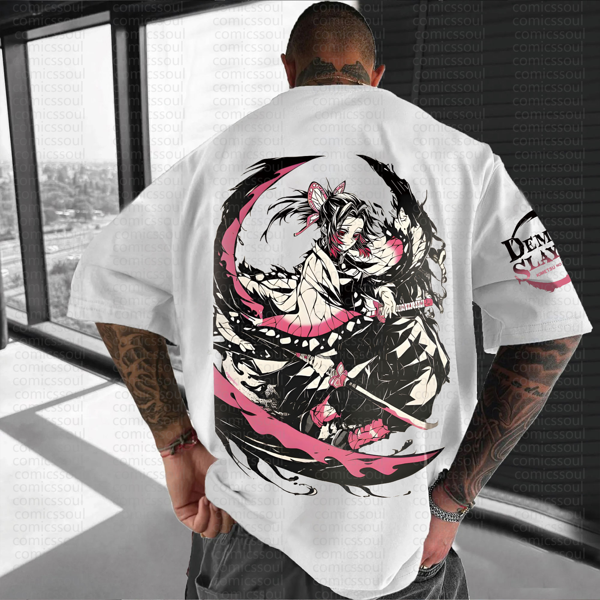 Unisex Anime Inspired Vintage T-Shirt | Demon Slayer