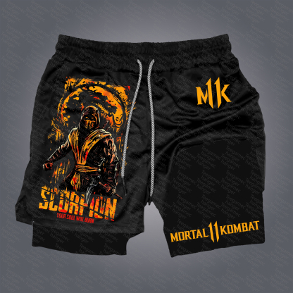 Unisex  “Mortal Kombat” Casual   Streetwear Shorts