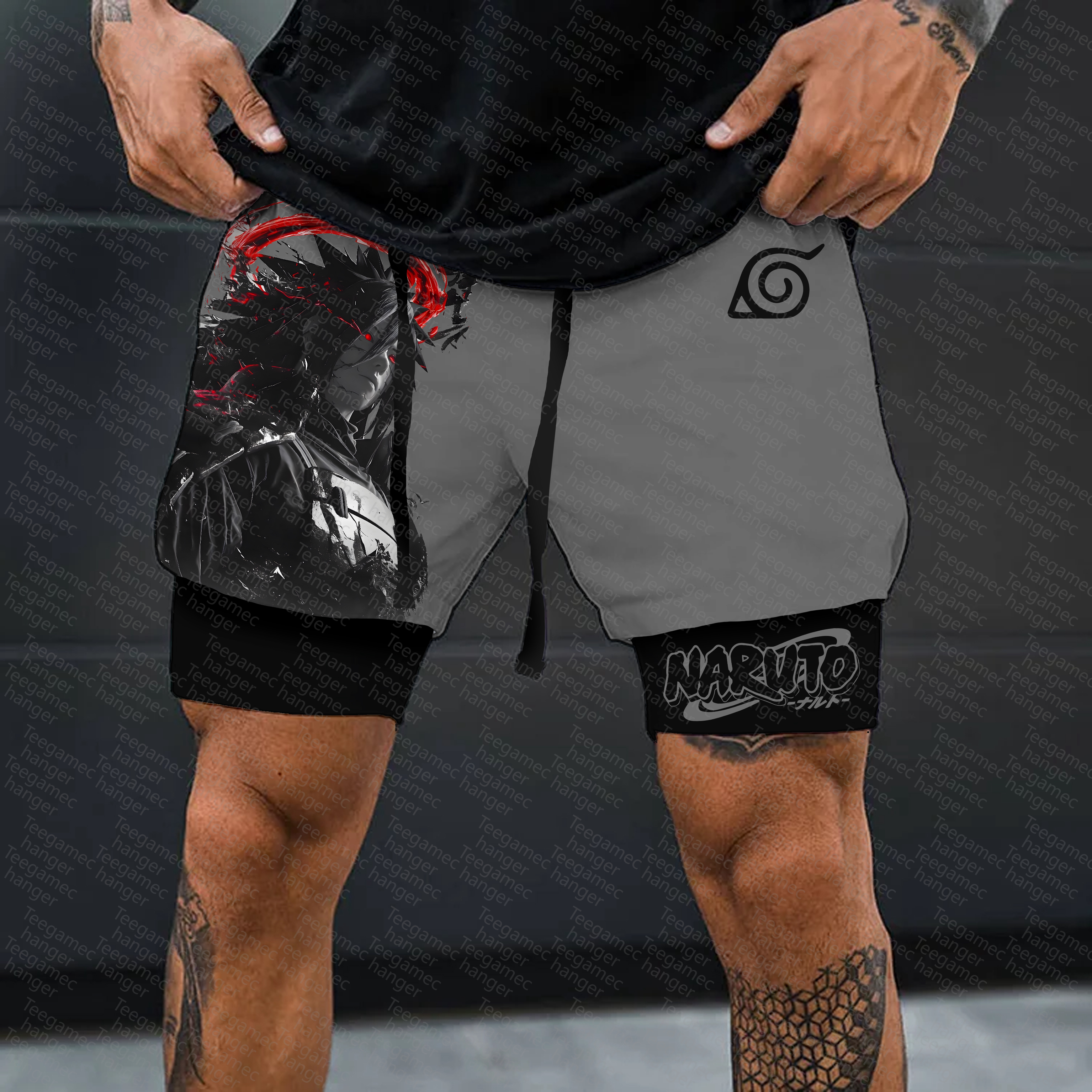 Unisex Casual Anime Streetwear Gym Shorts