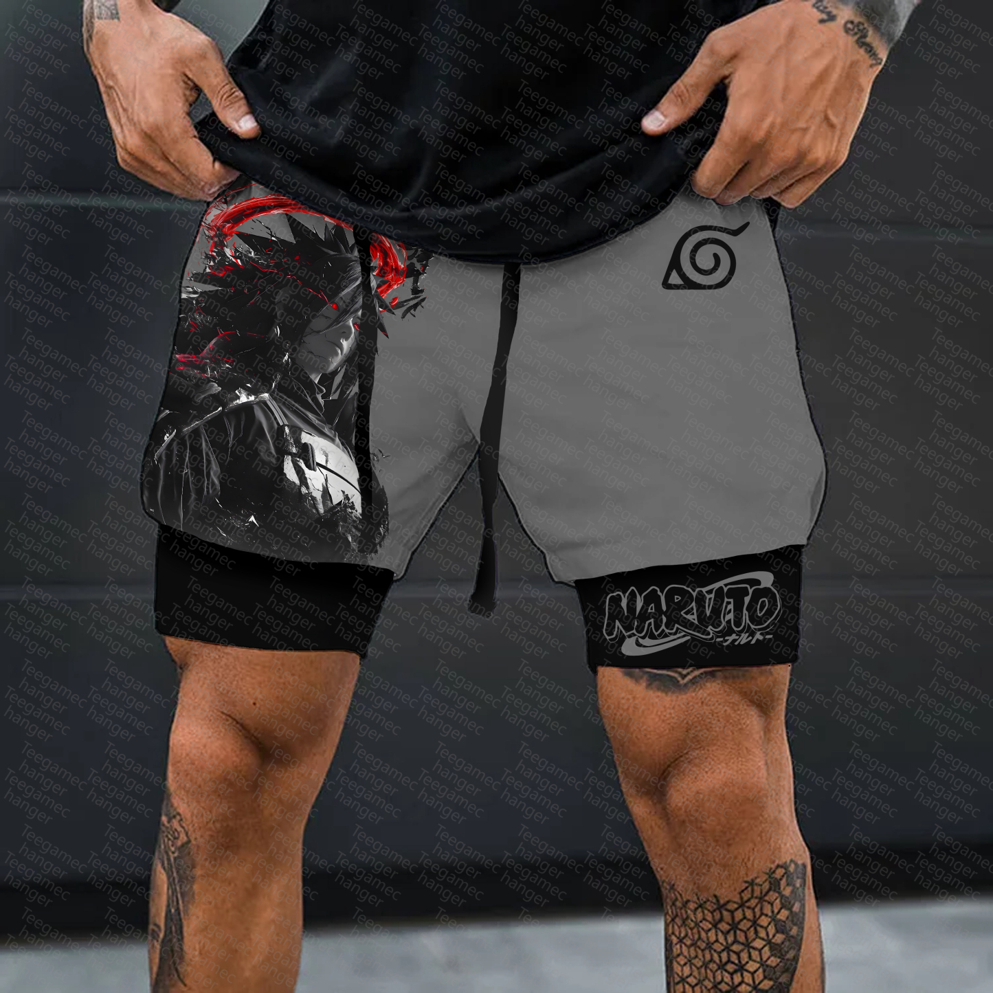 Unisex Casual Anime Streetwear Gym Shorts