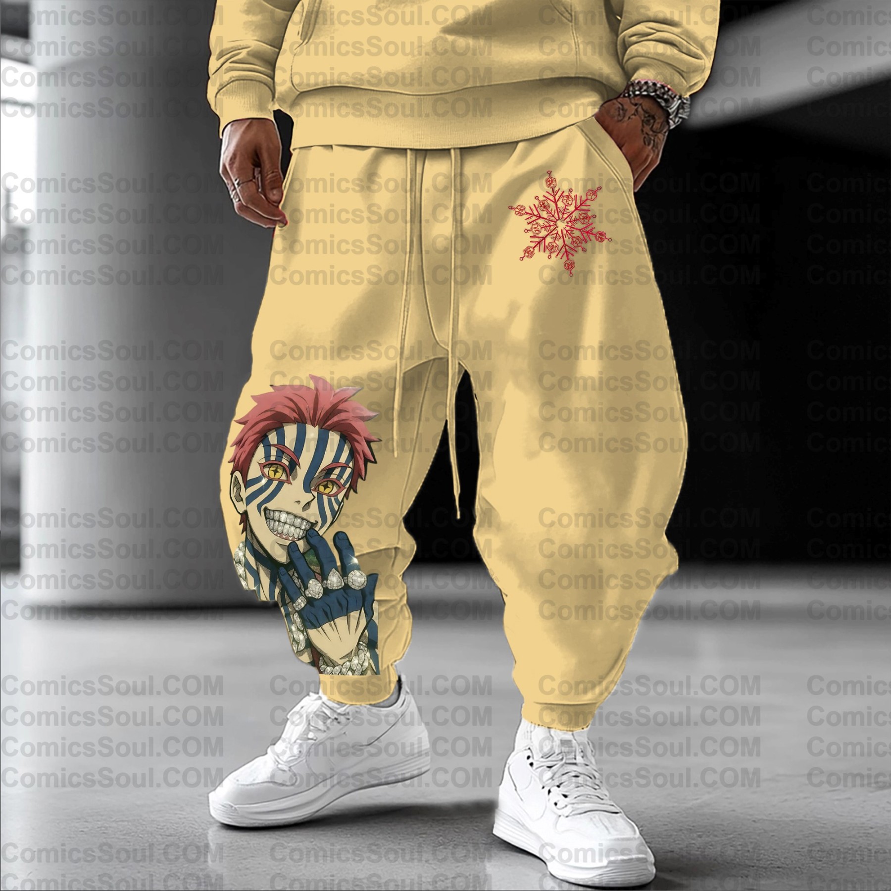 Unisex Anime Inspired Vintage Plush Pants