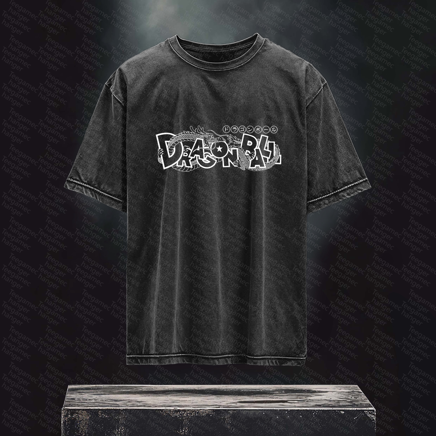 Unisex High Quality Inspired Vintage Washed 3D Direct Injection T-Shirt