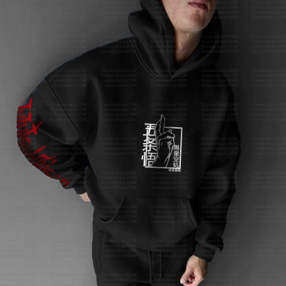 Unisex Graphic Streetwear Vintage Plush Hoodie