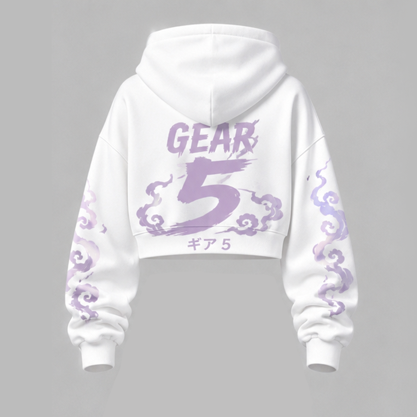 One Piece Cropped Long Sleeve Hoodie & High Waist Jogger Pants Two Piece