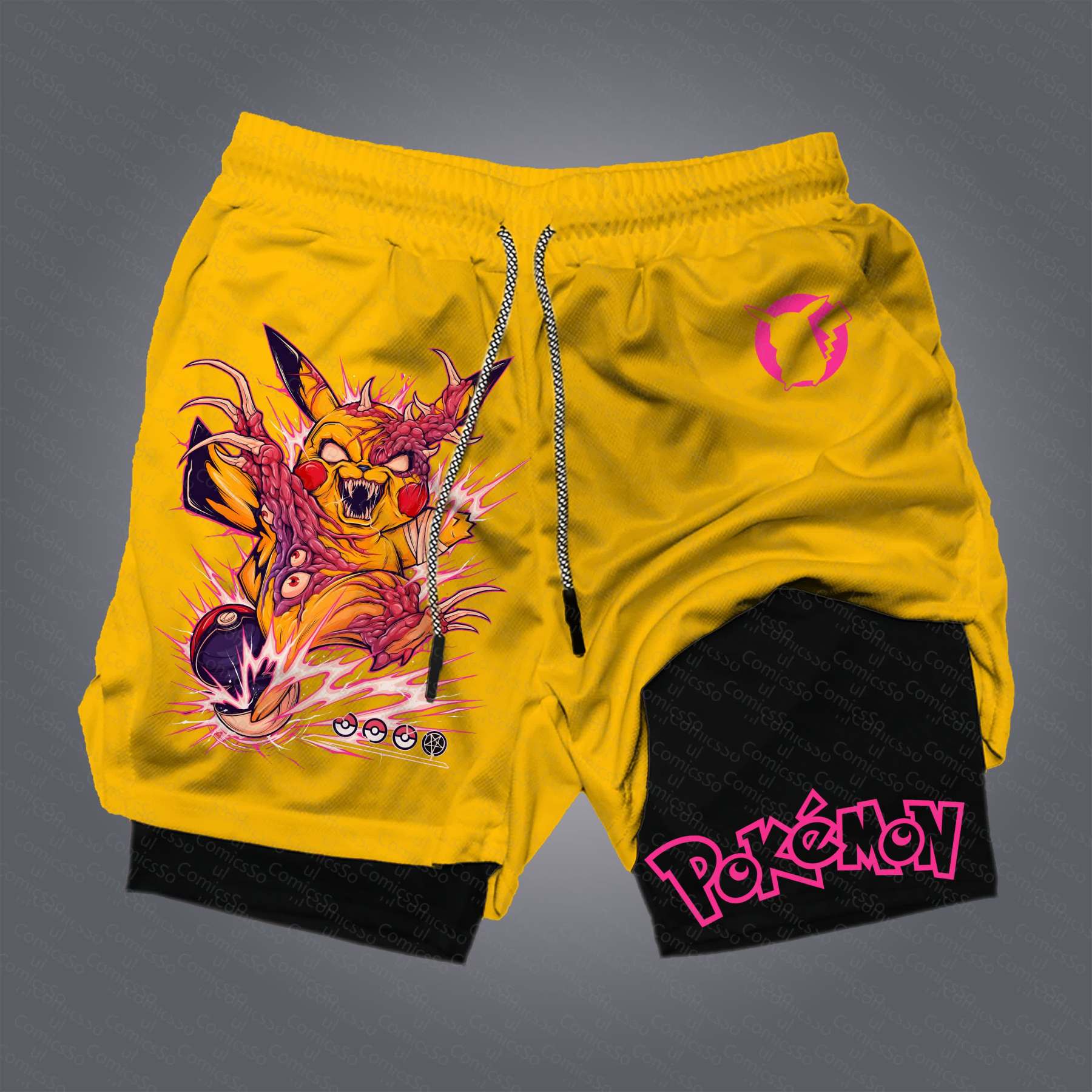 Unisex Casual Anime Streetwear Shorts