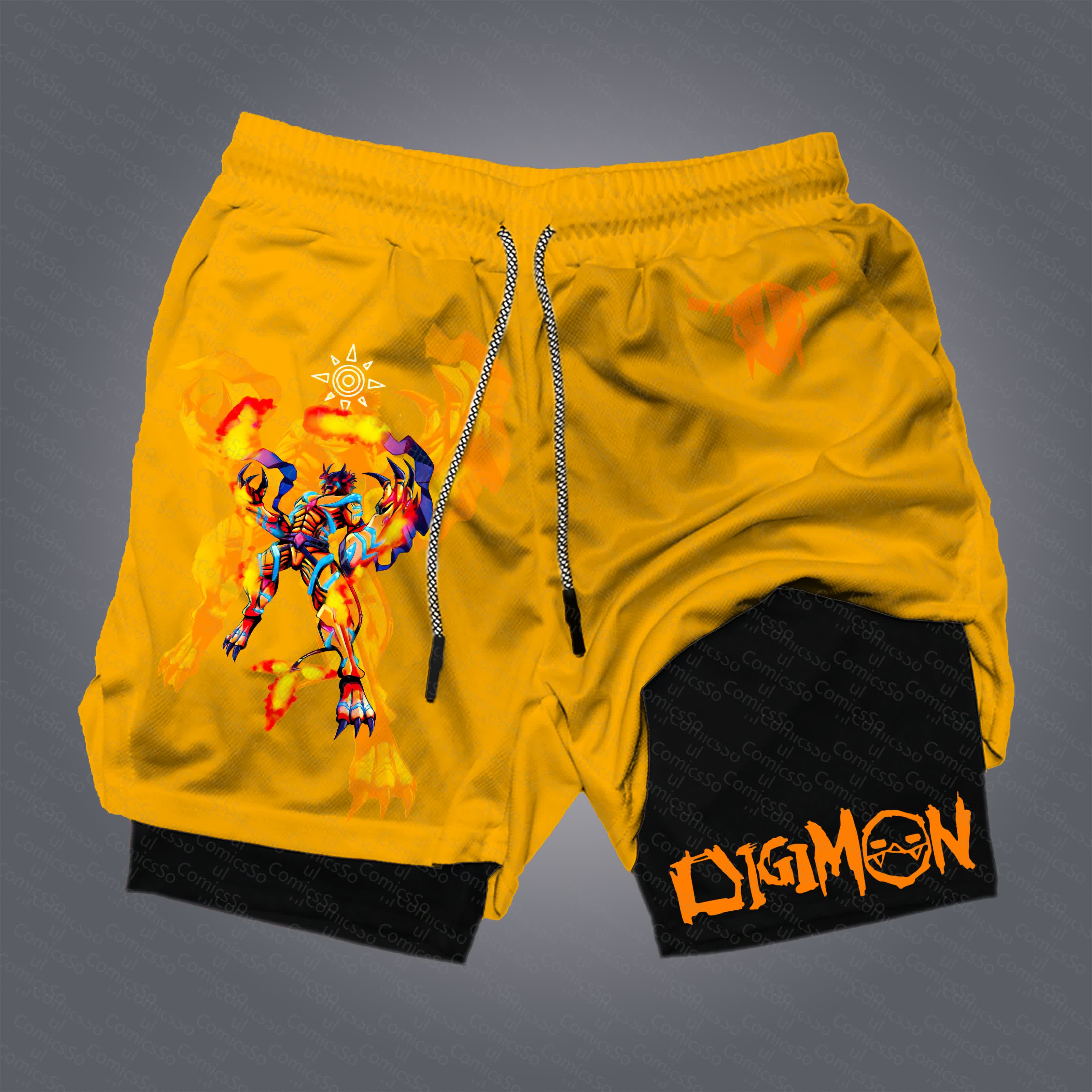 Unisex  “Digimon” Casual Anime Streetwear Shorts