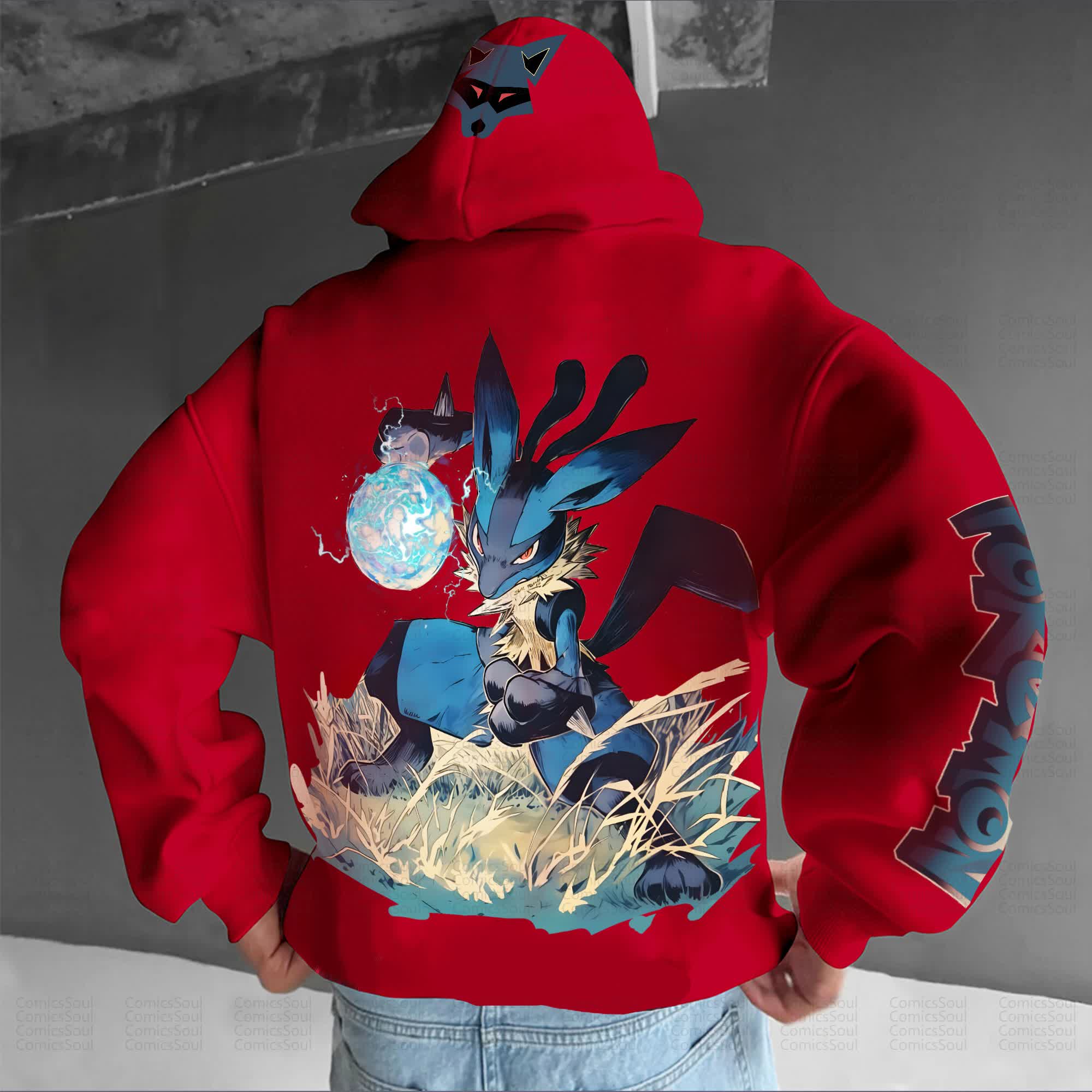 Unisex “Pokémon” Anime Graphic Streetwear Vintage Hoodie