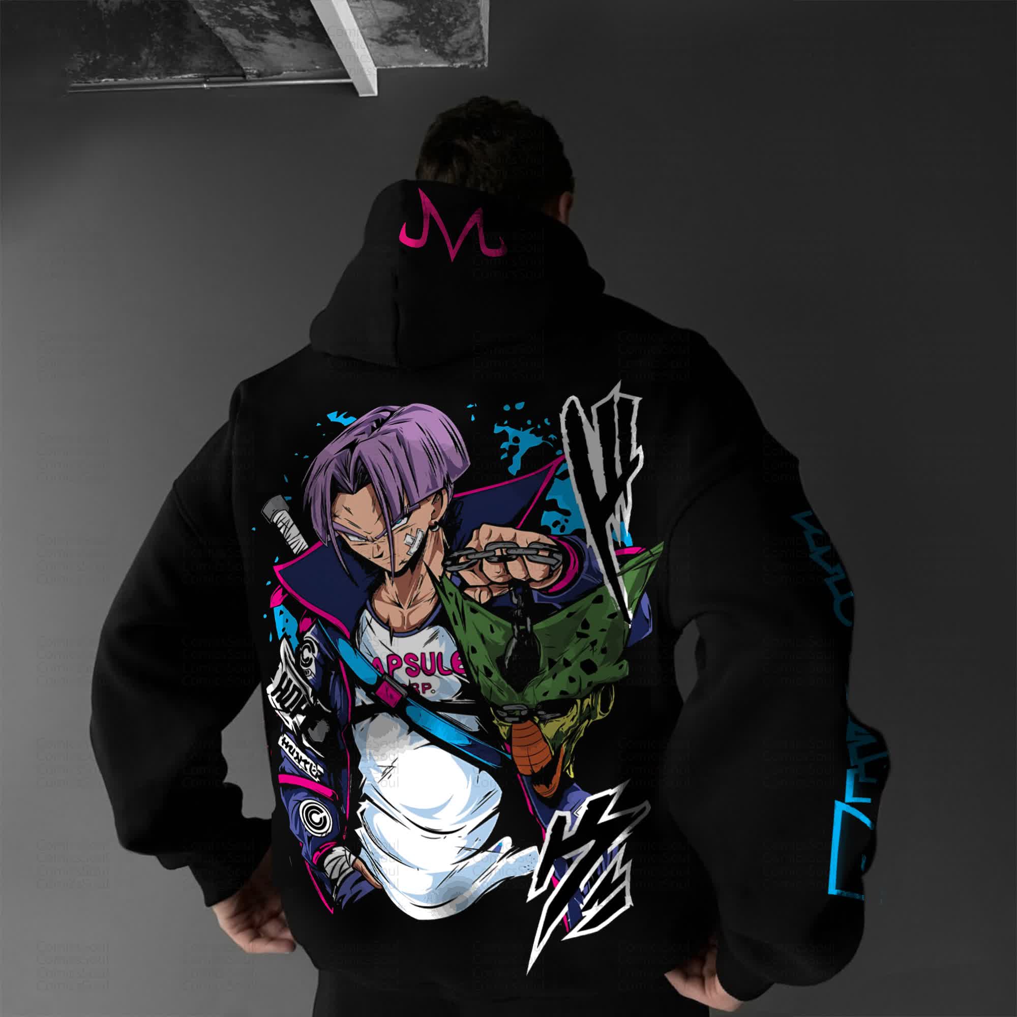 Unisex Anime Graphic Streetwear Vintage Hoodie丨Dragon Ball