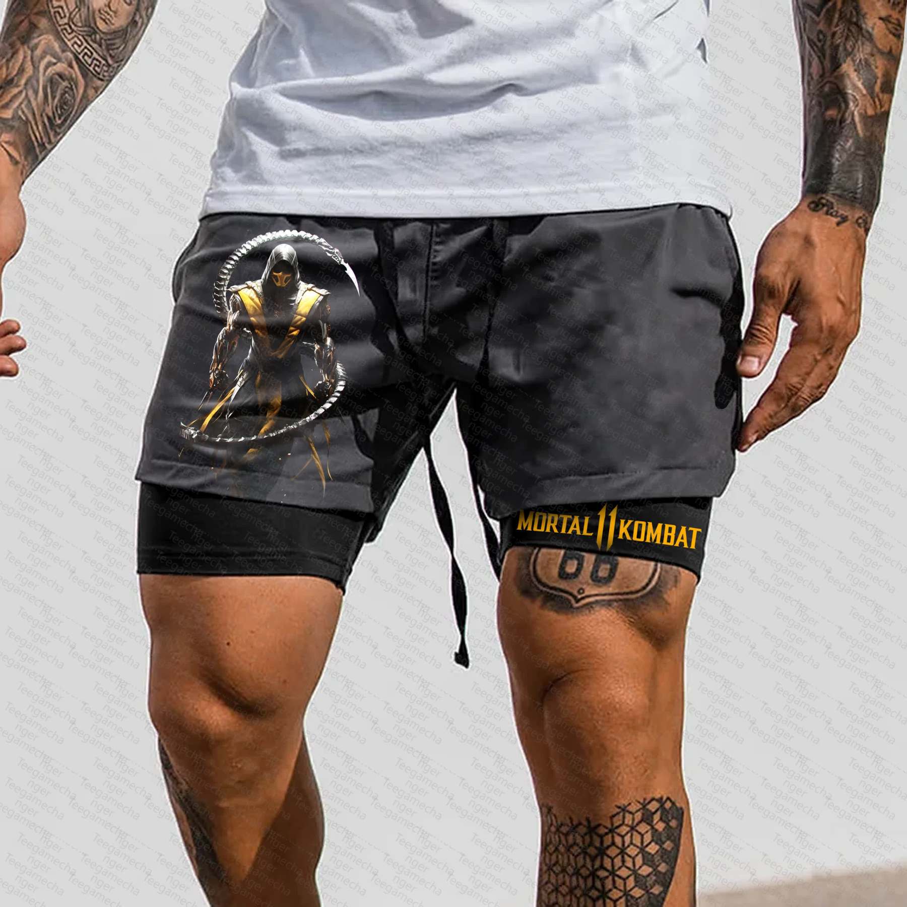 Unisex  “Mortal Kombat” Casual Anime Streetwear Shorts