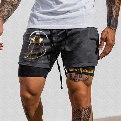 Unisex  “Mortal Kombat” Casual Anime Streetwear Shorts
