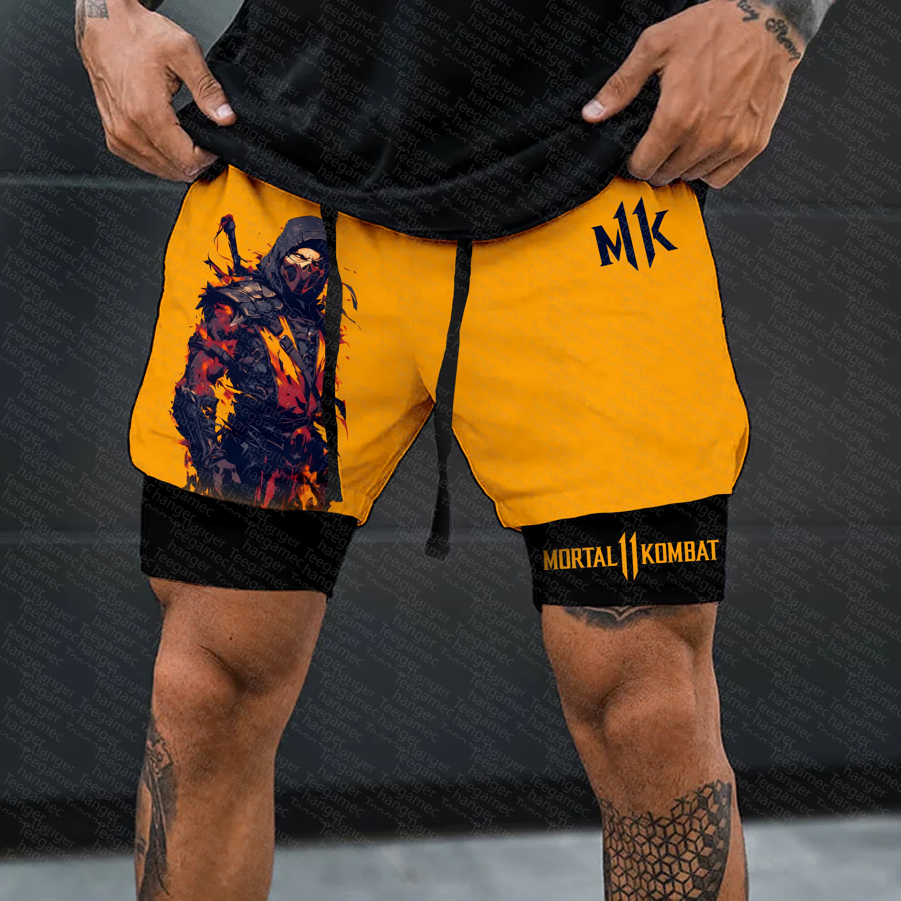 Unisex  “Mortal Kombat” Casual  Streetwear Shorts