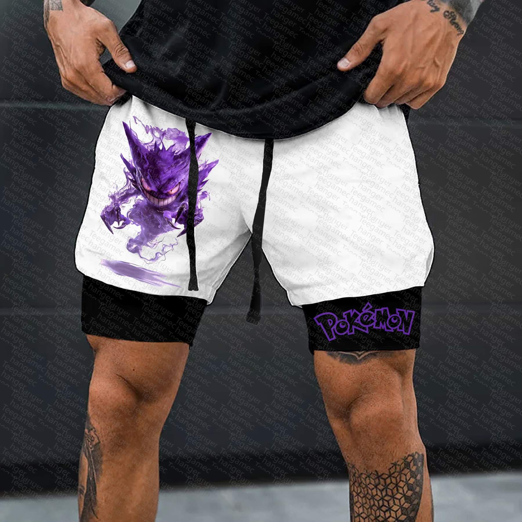 Unisex  “Pokémon” Casual Anime Streetwear Shorts