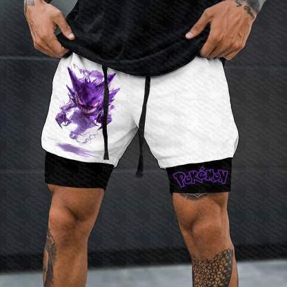 Unisex  “Pokémon” Casual Anime Streetwear Shorts