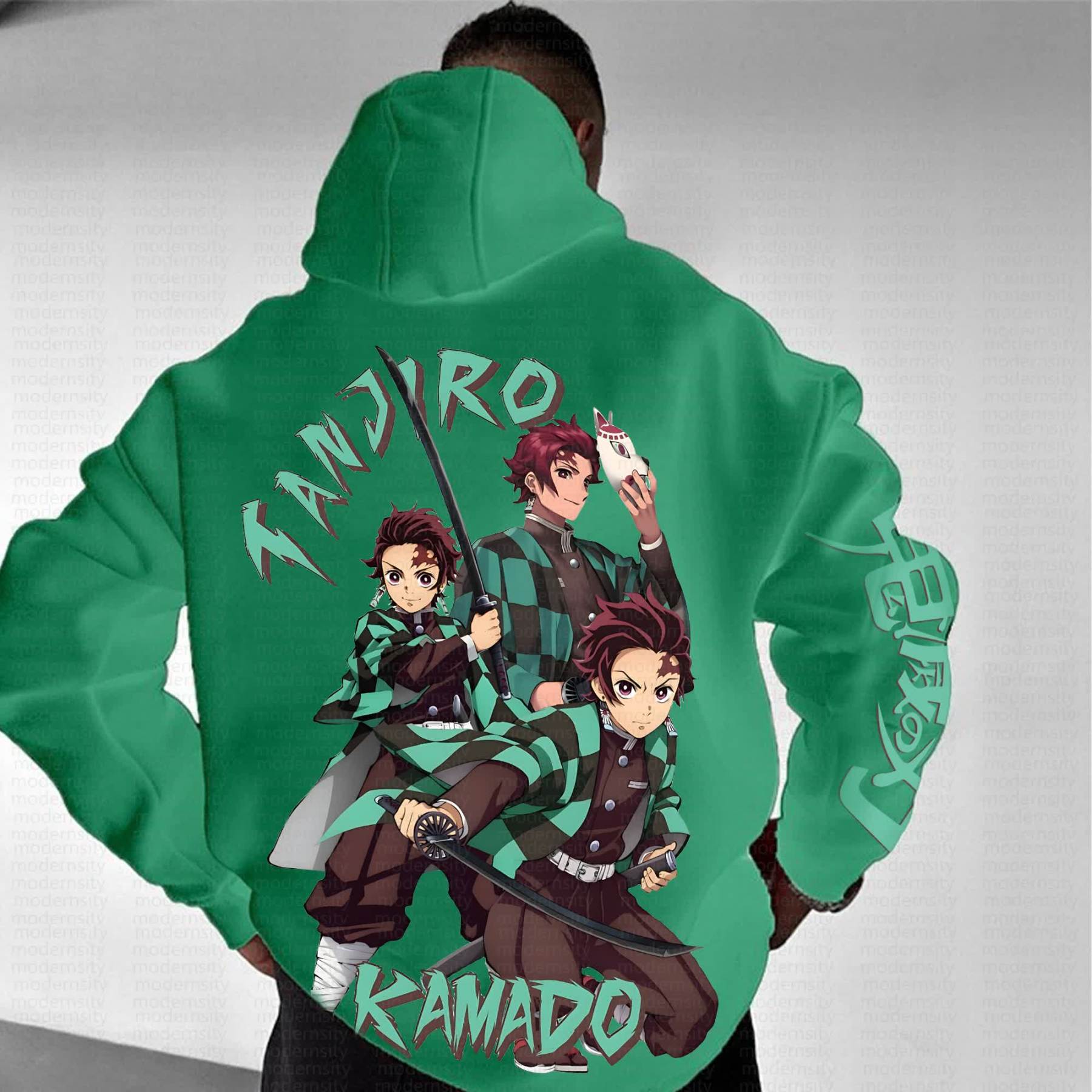 Unisex Anime Graphic Streetwear Vintage Hoodie丨Demon Slayer X Pokémon