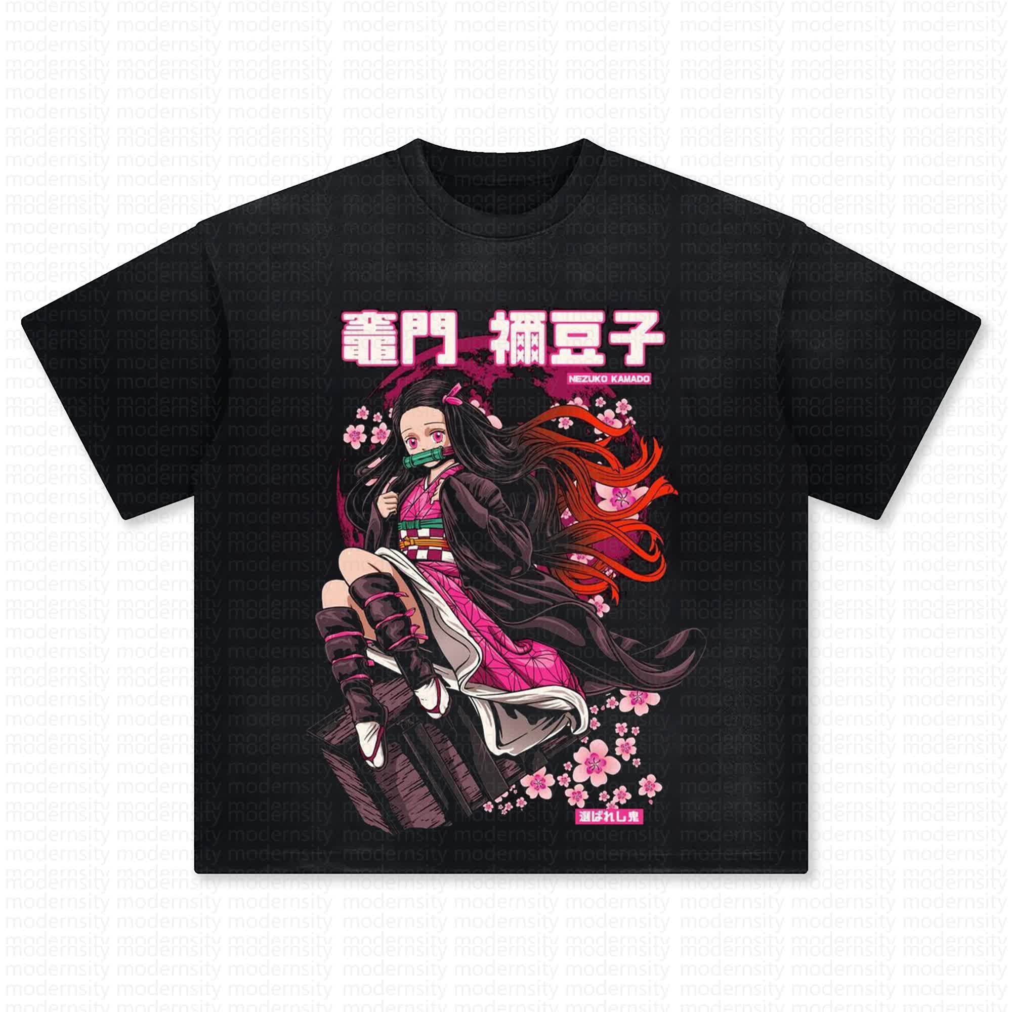 Unisex Anime Inspired Vintage T-Shirt丨Demon Slayer