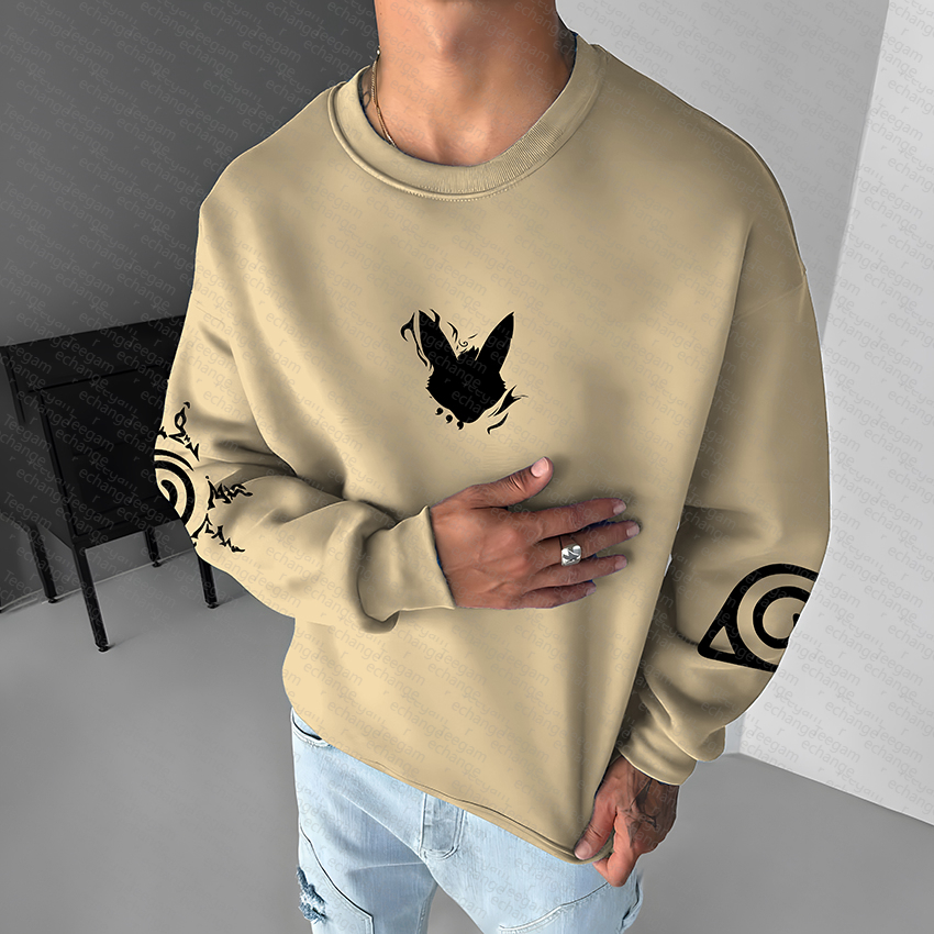 Unisex Anime Graphic Inspired Vintage Sweatshirt