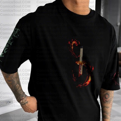 Unisex Anime Inspired Vintage T-Shirt| KNY