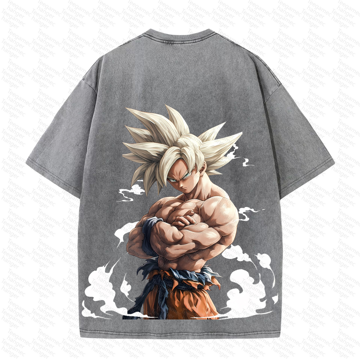 Unisex High Quality Inspired Vintage Washed 3D Direct Injection T-Shirt