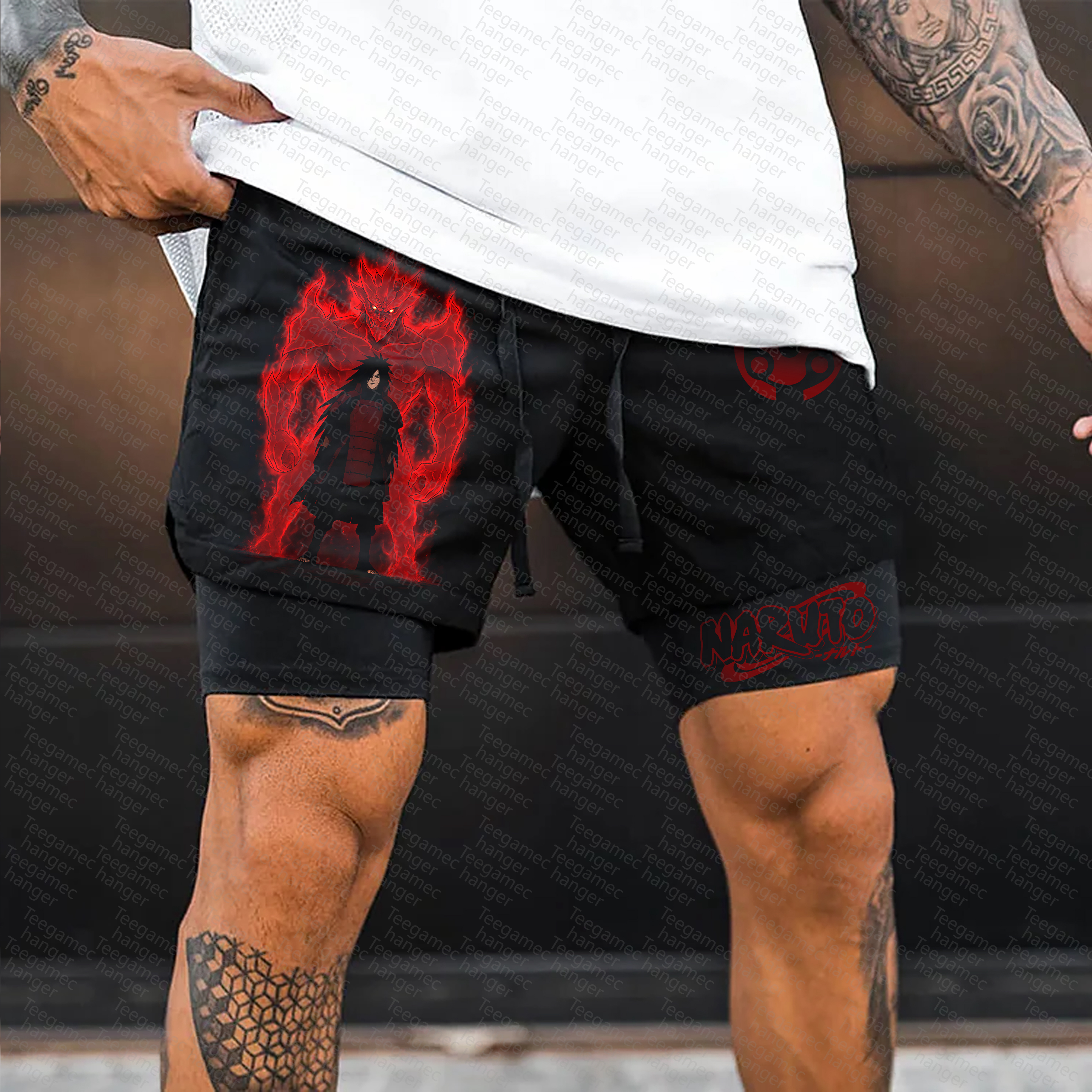 Unisex Casual Anime Streetwear Gym Shorts
