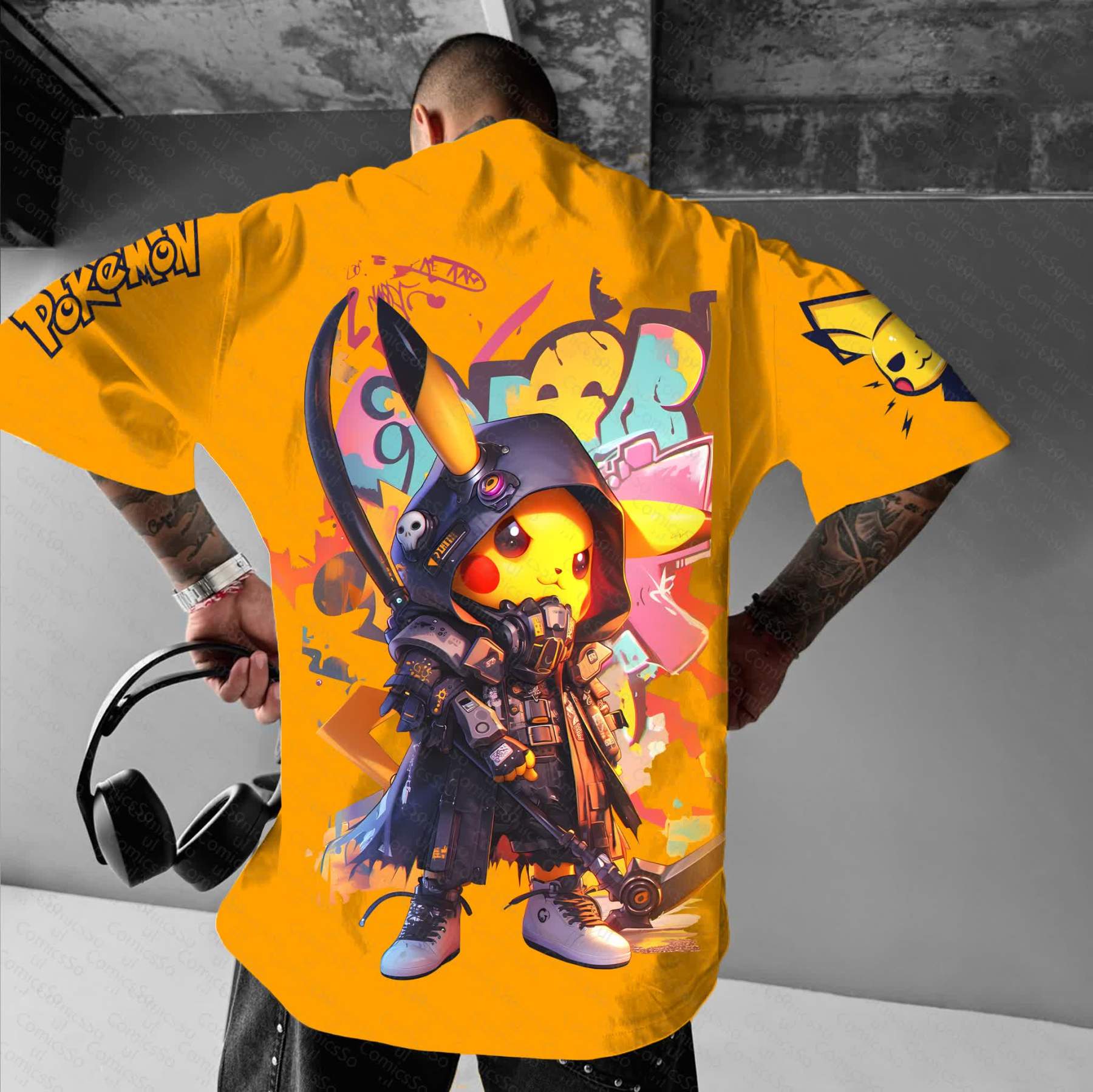 Unisex Anime Inspired Vintage T-Shirt