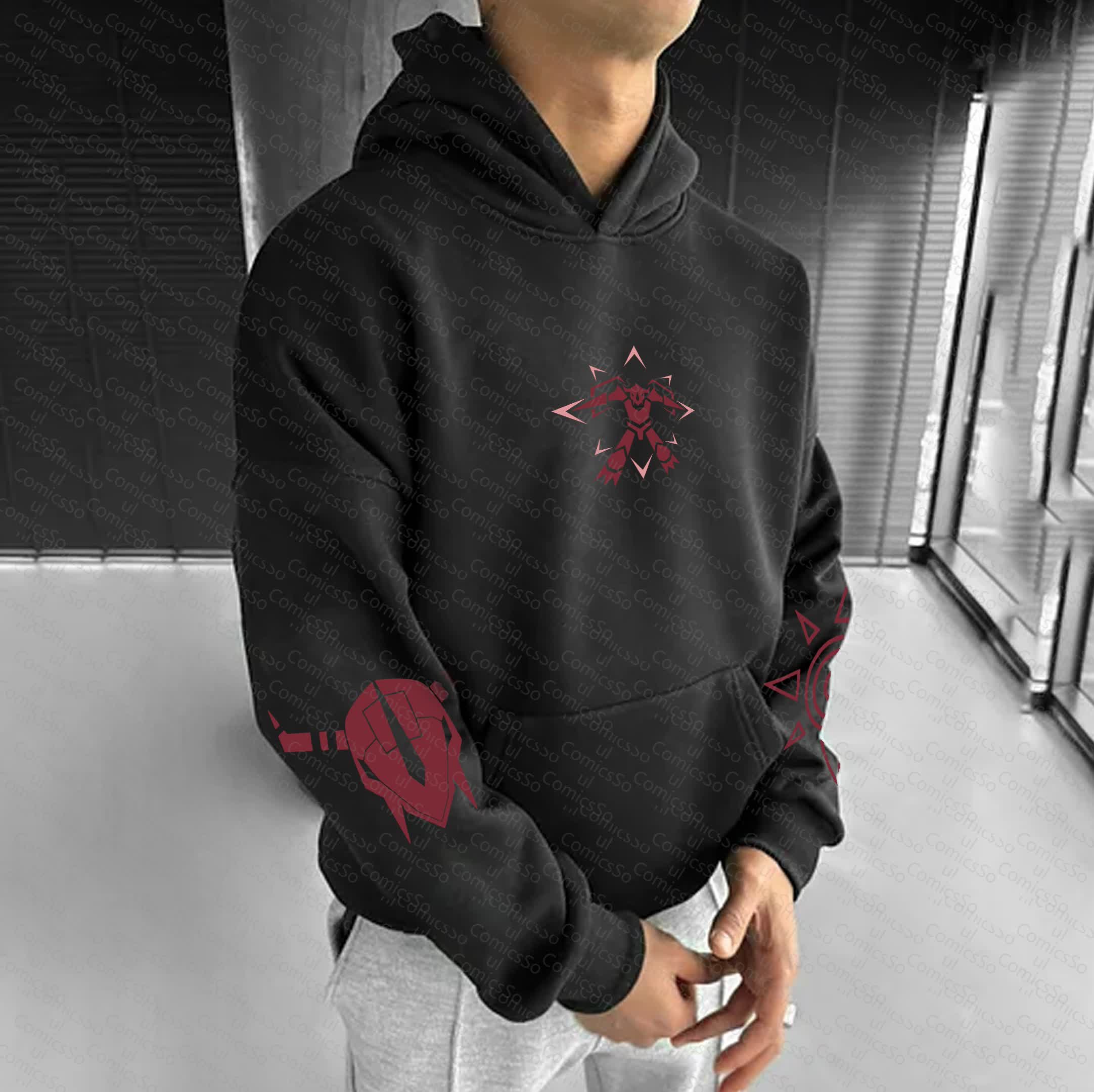 Unisex “Digimon” Anime Graphic Streetwear Vintage Hoodie