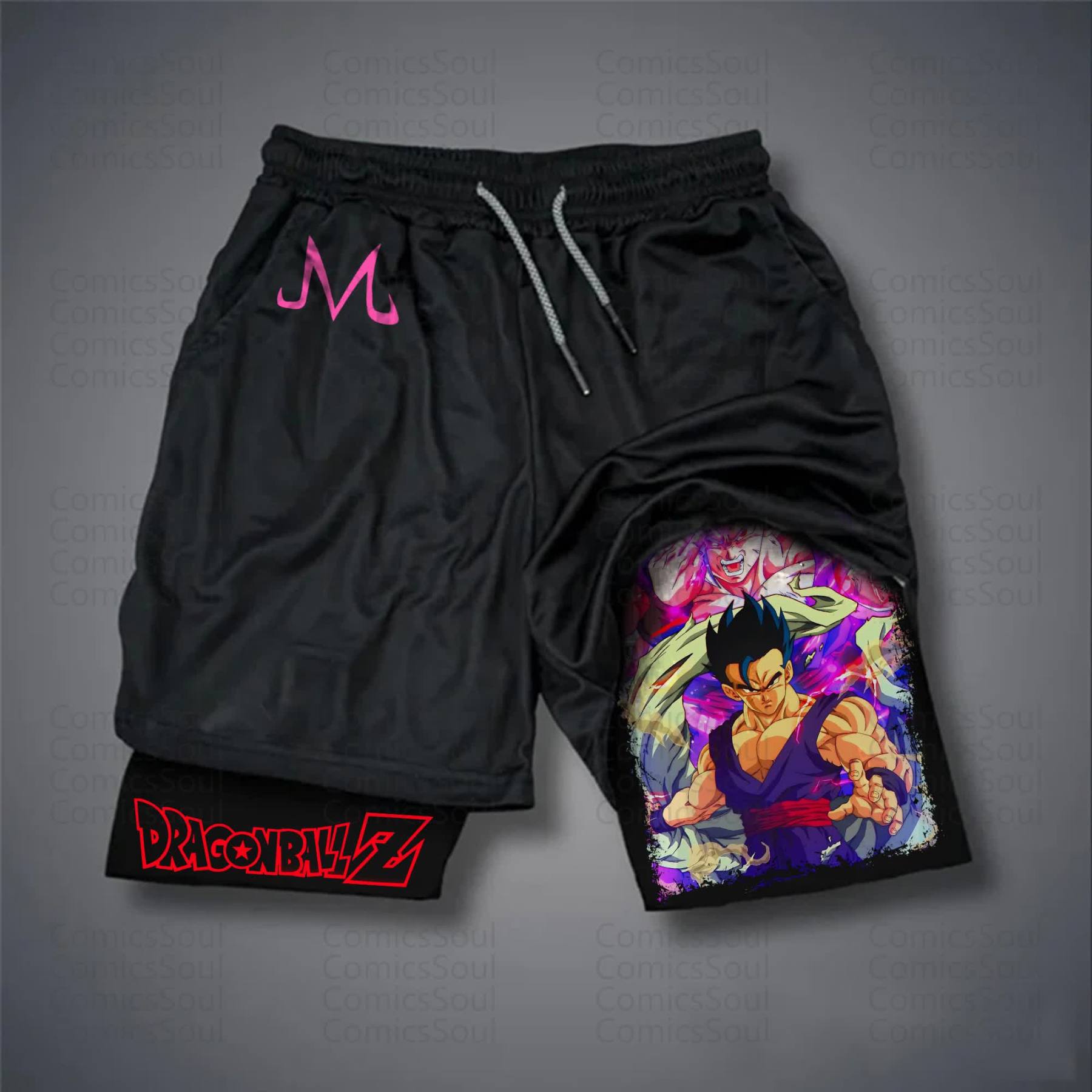 Unisex Casual Anime Streetwear Shorts 丨Demon Slayer X Pokémon