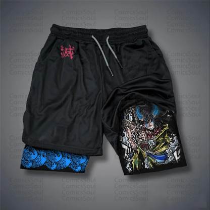 Unisex Casual Anime Streetwear Shorts 丨Demon Slayer