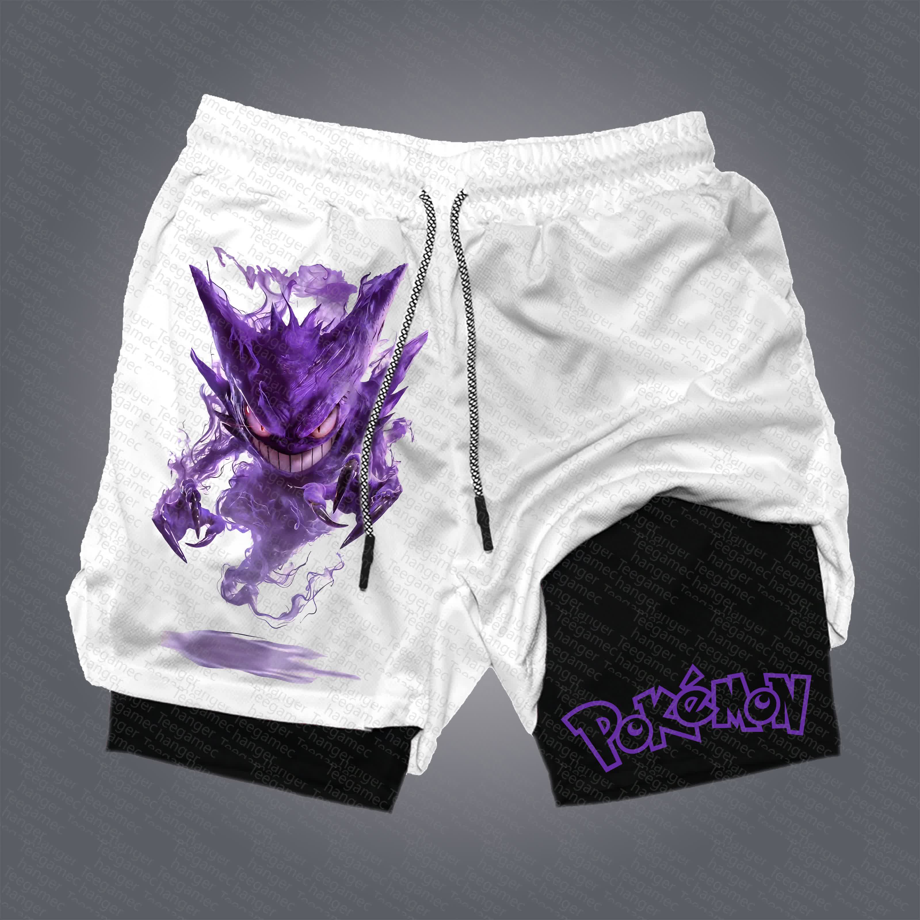 Unisex  “Pokémon” Casual Anime Streetwear Shorts