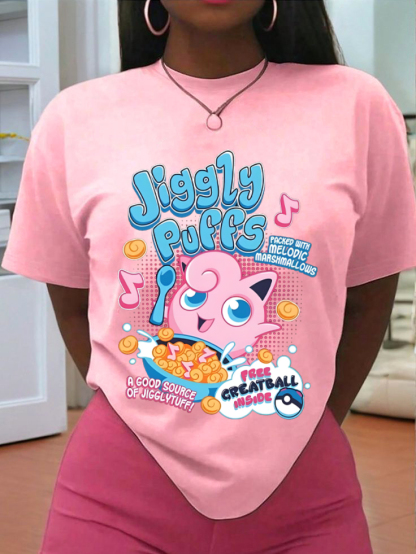 Unisex "Pokémon" Anime Inspired Vintage T-Shirt