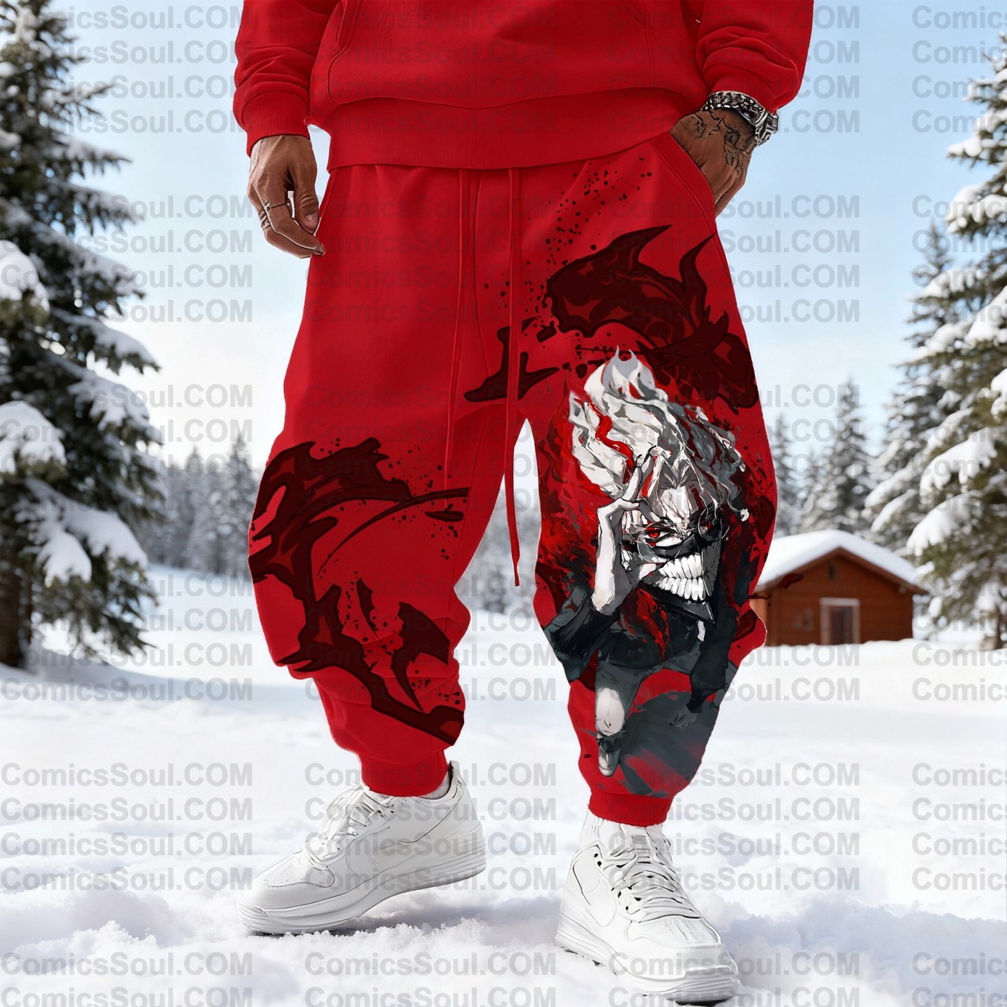 Unisex Casual Anime Streetwear Pants