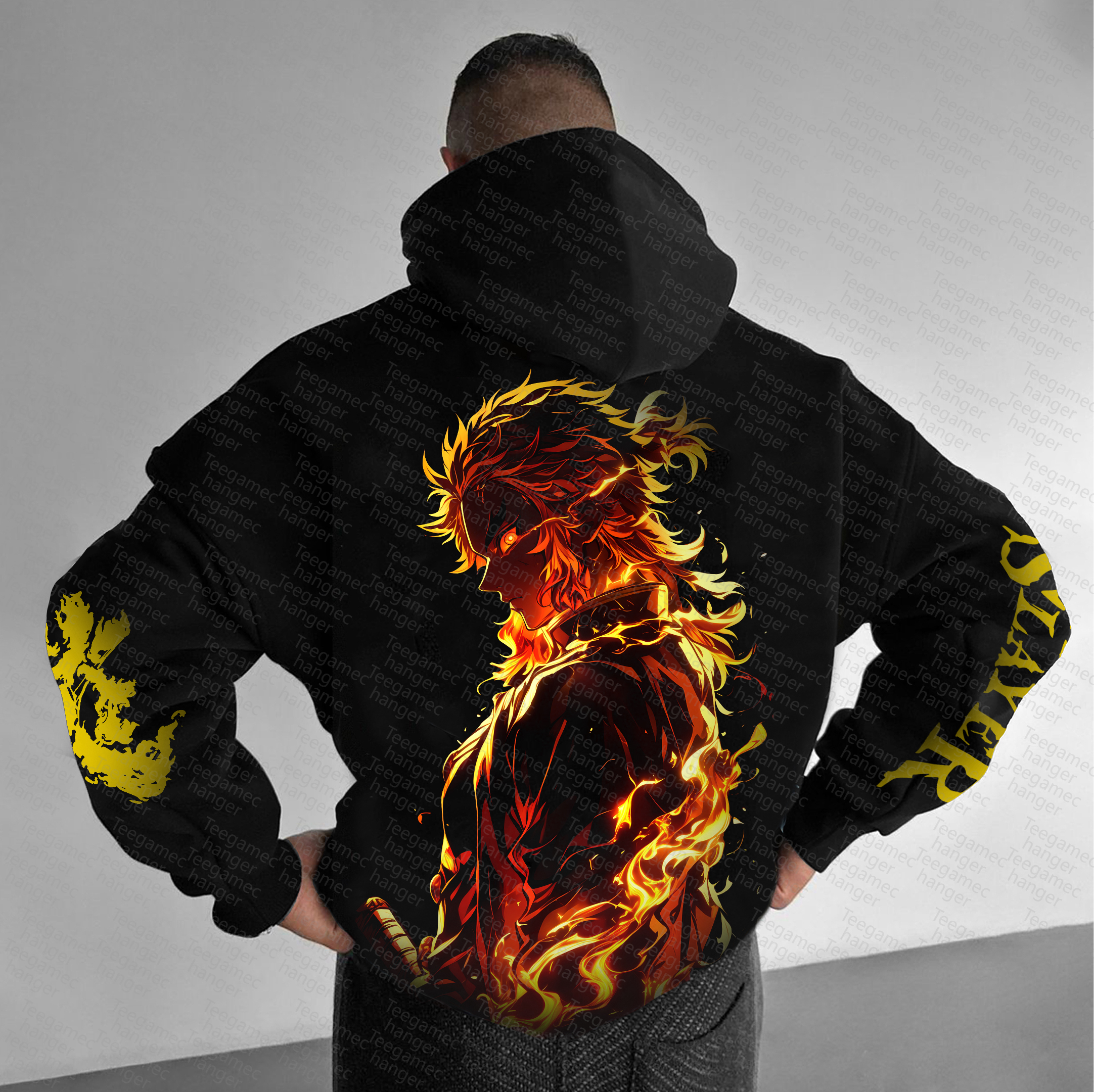 Unisex Anime Graphic Streetwear Vintage Hoodie