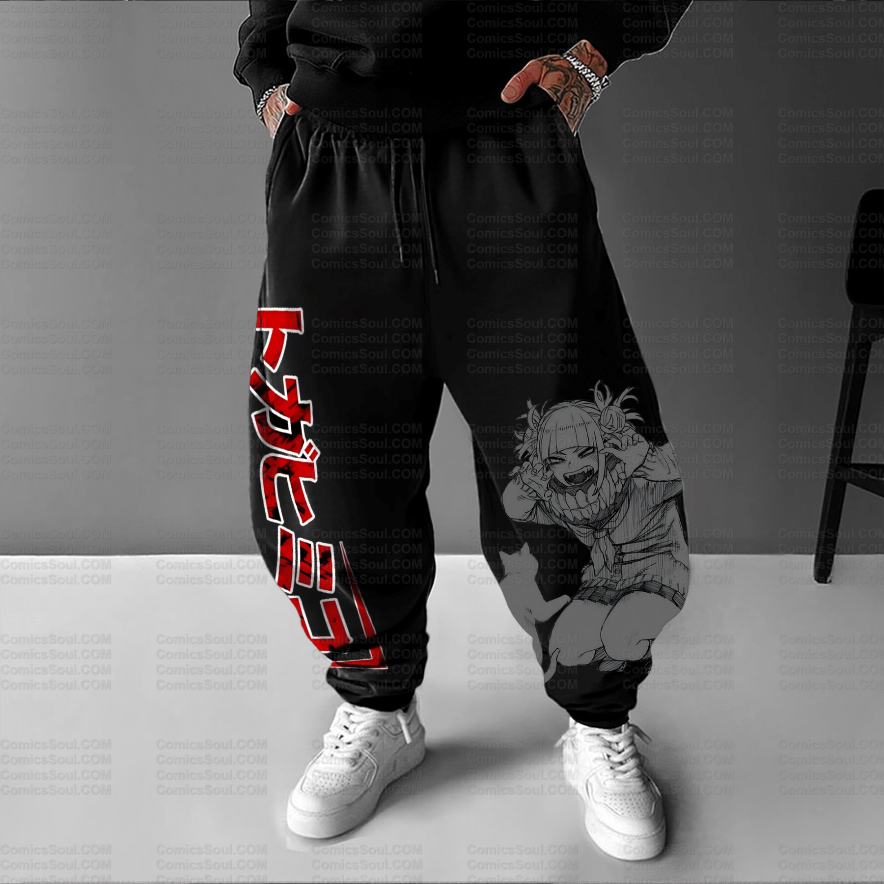 Unisex Casual Streetwear Plush Pants