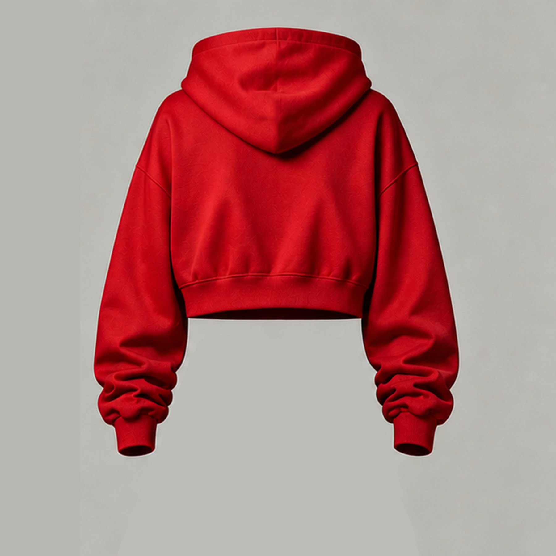 One Piece Cropped Long Sleeve Hoodie & High Waist Jogger Pants Two Piece