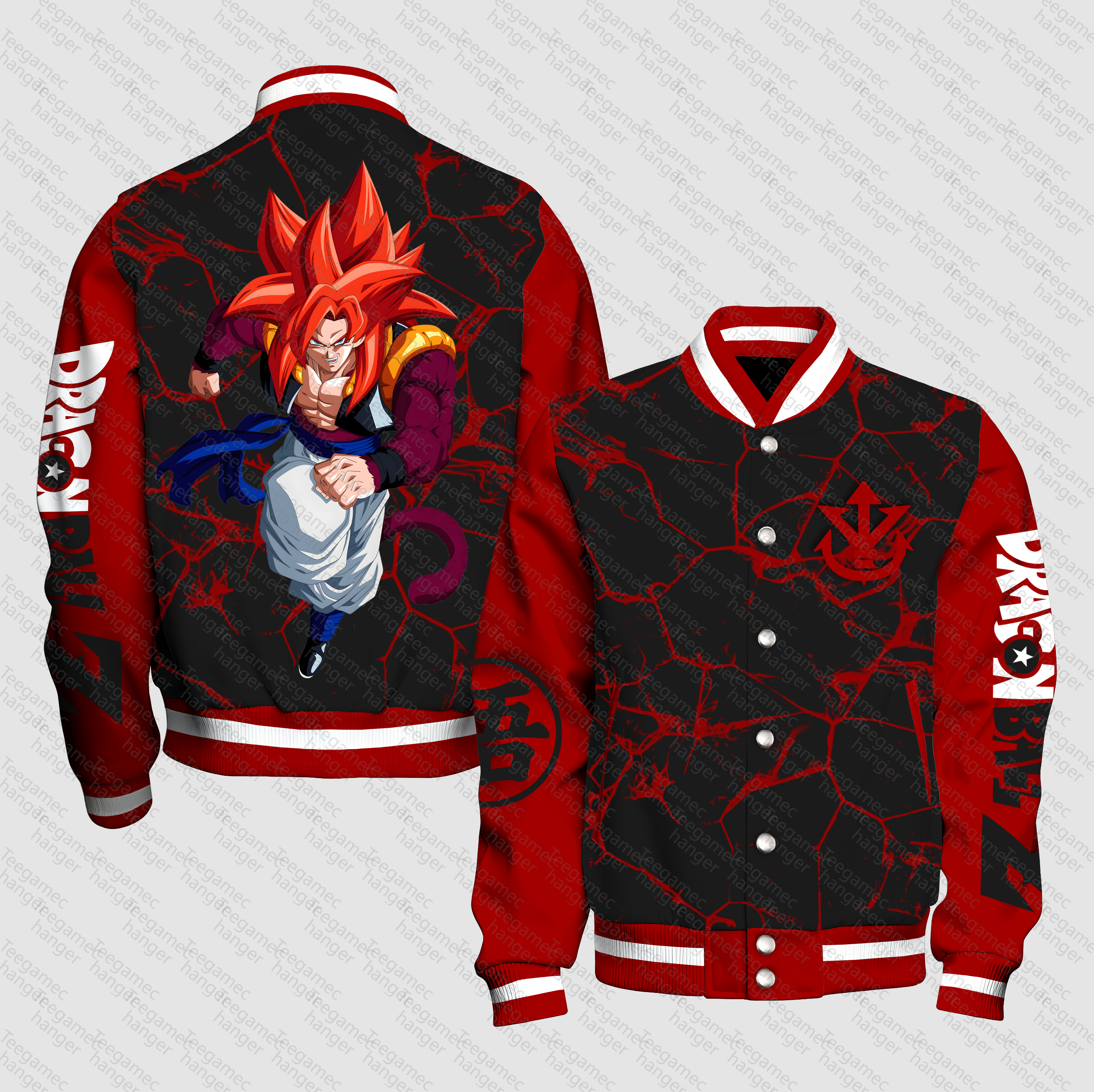 Unisex Vintage Anime Graphic Jacket