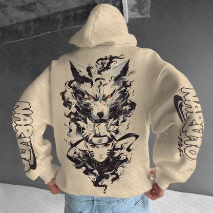 Unisex “NARUTO” Anime Graphic Streetwear Vintage Hoodie