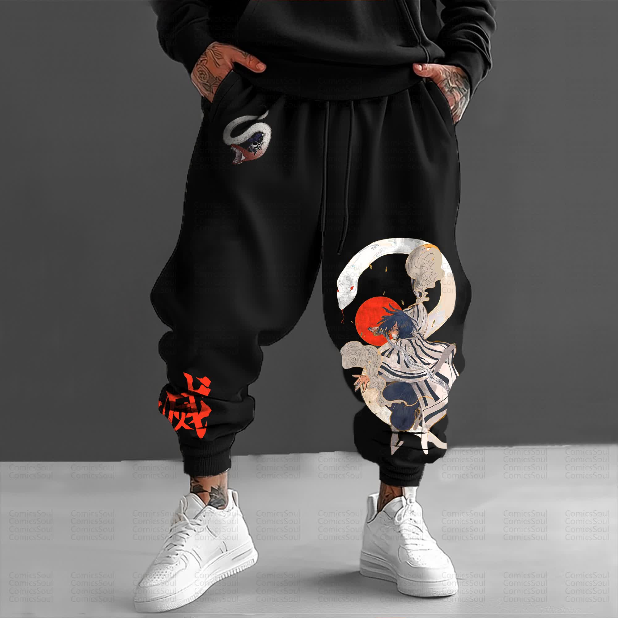 Unisex Anime Inspired Vintage Pants丨Demon Slayer